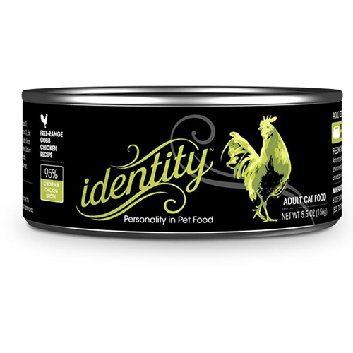 Identity 95% Free-Range Cobb Chicken Recipe Adult Cat Food 5.5 oz.