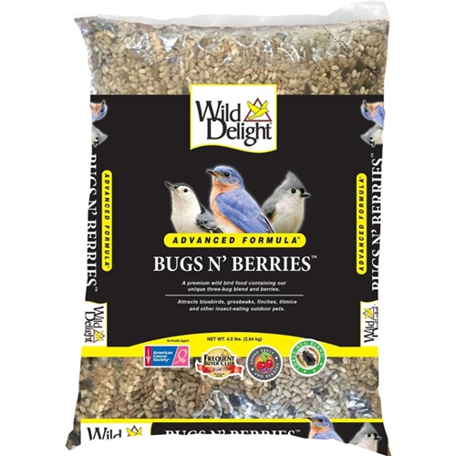 Wild Delight Bugs N’ Berries Wild Bird Food 4.5 lbs