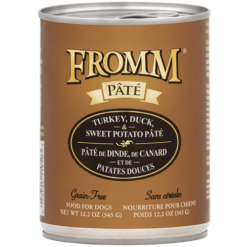 Fromm Pate Grain-Free Turkey, Duck & Sweet Potato Dog Food 12.2 oz I015447