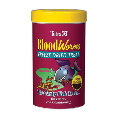 Tetra Bloodworms Freeze Dried Treat .28 oz.
