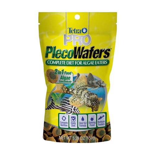 Tetra Pleco Wafers Complete Diet for Algae Eaters 5.29 oz. Z04679816448