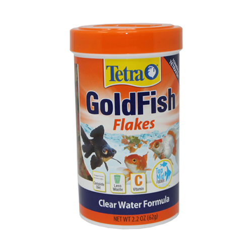 Tetra Tetrafin Goldfish Flakes Clear Water Formula 2.2 oz.