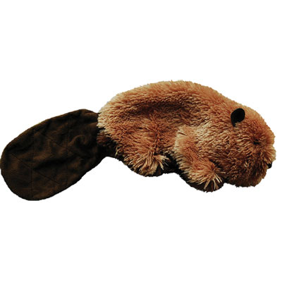 KONG® Plush No-Stuffing Beaver Dog Toy 426702