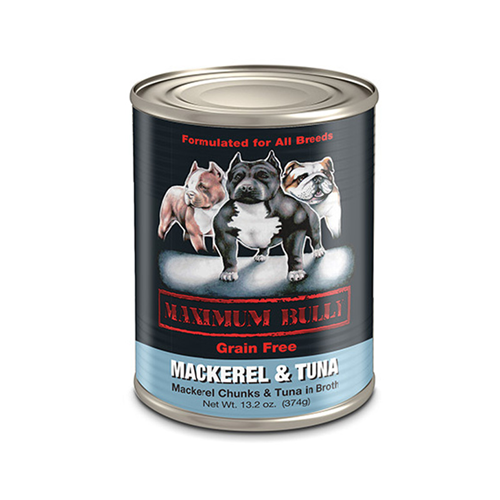 Maximum Bully Chicken & Mackerel Grain Free Canned Dog Food 13.2 oz. I017732