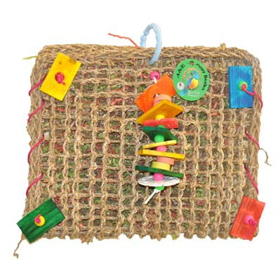 A&E Cage Company Java Wood Happy Beaks Vine Mat Forage Pouch
