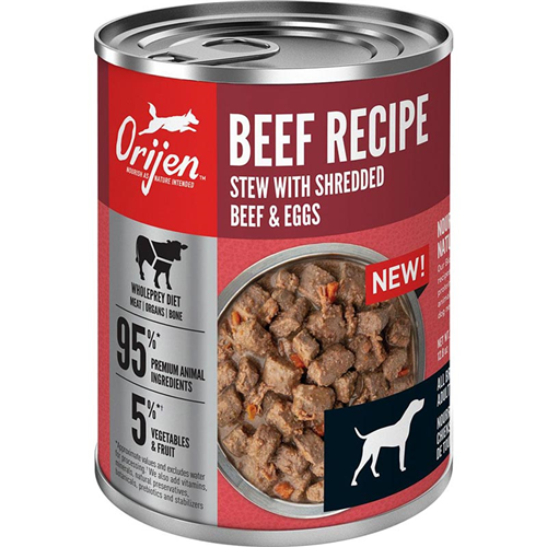 ORIJEN Beef Recipe Stew with Shredded Beef & Eggs 12.8 oz.