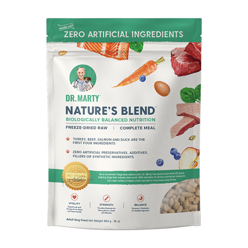 Dr. Marty Nature’s Blend Freeze-Dried Raw Complete Meal 16 oz.