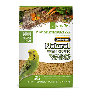 ZuPreem AvianMaintenance Natural Diet 2.25 lb Parakeet 88682