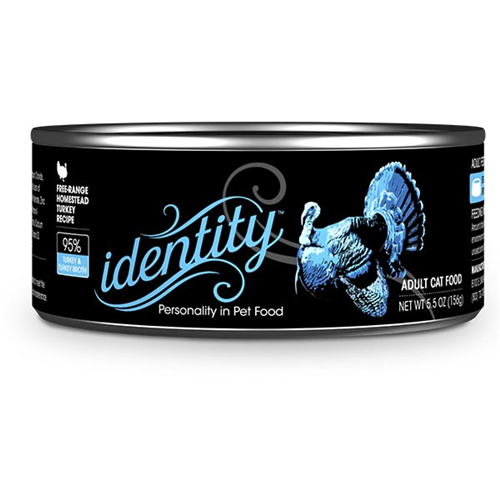 Identity 95% Free-Range Heritage Turkey Recipe Adult Cat Food 5.5 oz.