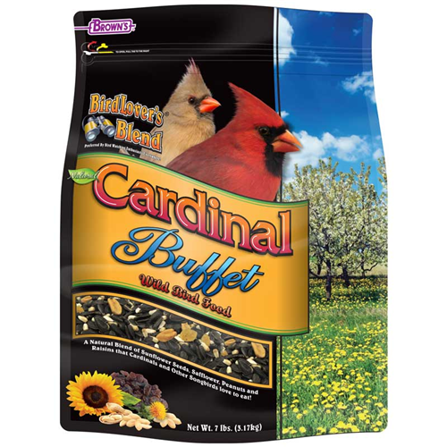FM Brown’s Bird Lover’s Blend Cardinal Buffet Wild Bird Food 7 lbs.
