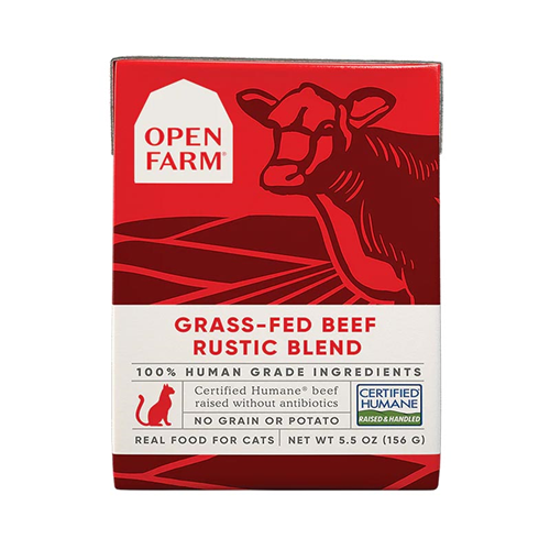 Open Farm Grass-Fed Beef Rustic Blend Wet Cat Food 5.5 oz