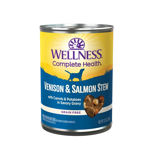 Wellness Venison & Salmon Stew with Potatoes & Carrots Dog Food 12.5 oz.